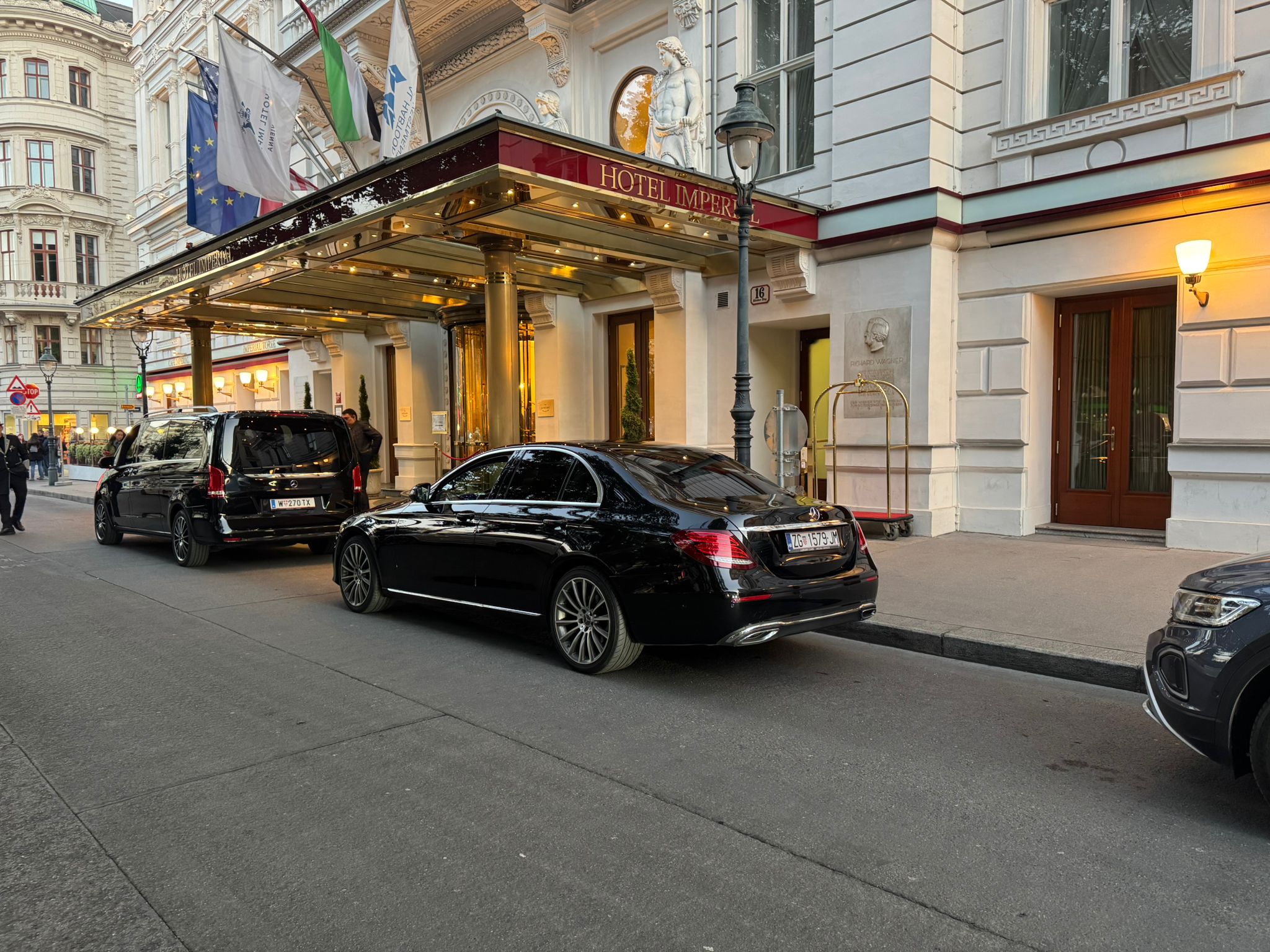 Mercedes S-Class at Hotel Imperial Vienna